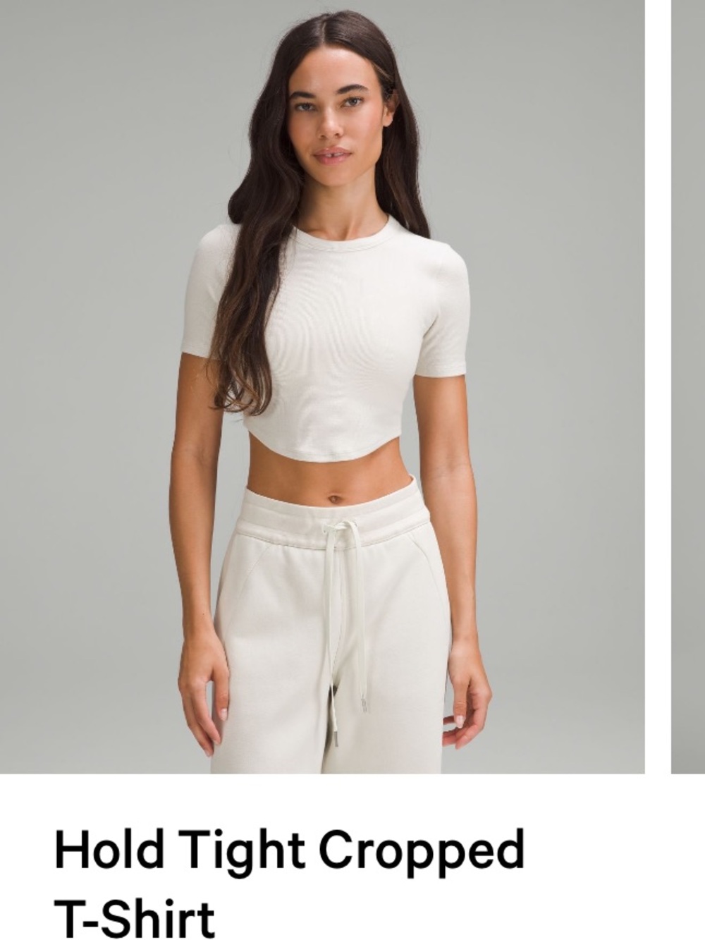 lululemon athletica Hold Tight Cropped T-Shirt
